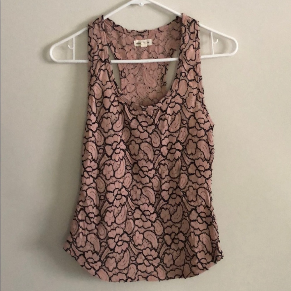 Pink Textured Tanktop